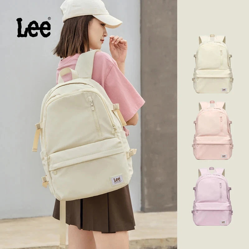 LEE Brand Stylish Unisex Ultralight Oxford School Backpack GlowCart