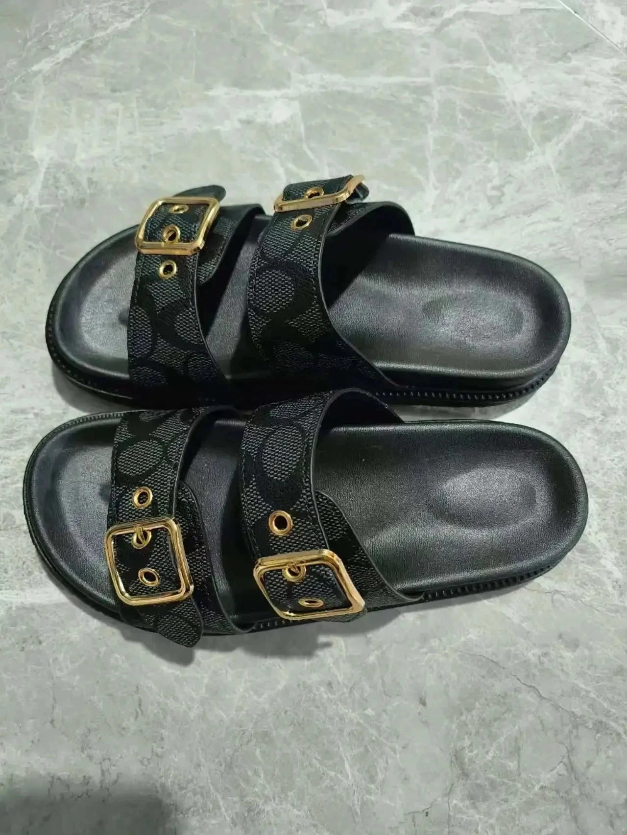 2024 New Women's Thick Bottom Sandals Plus Size Single Strap GlowCart