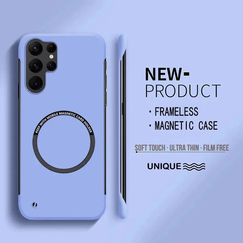 Ultra Thin Hard PC Magnetic Frameless Phone Case For Magsafe GlowCart