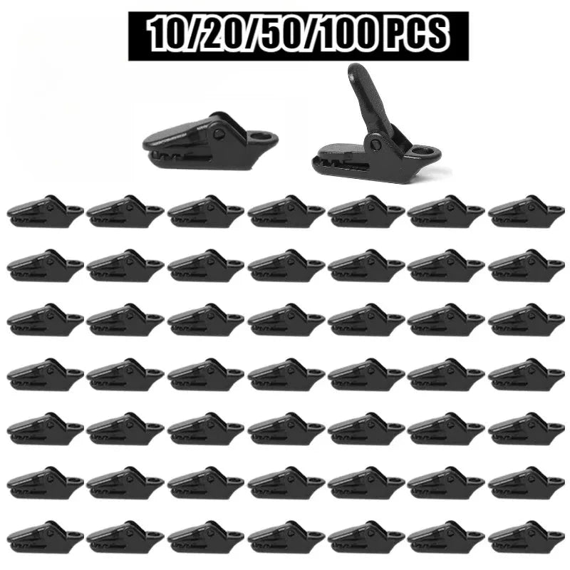 10 20 50pcs Heavy Duty Tent Clips for Outdoor Camping GlowCart