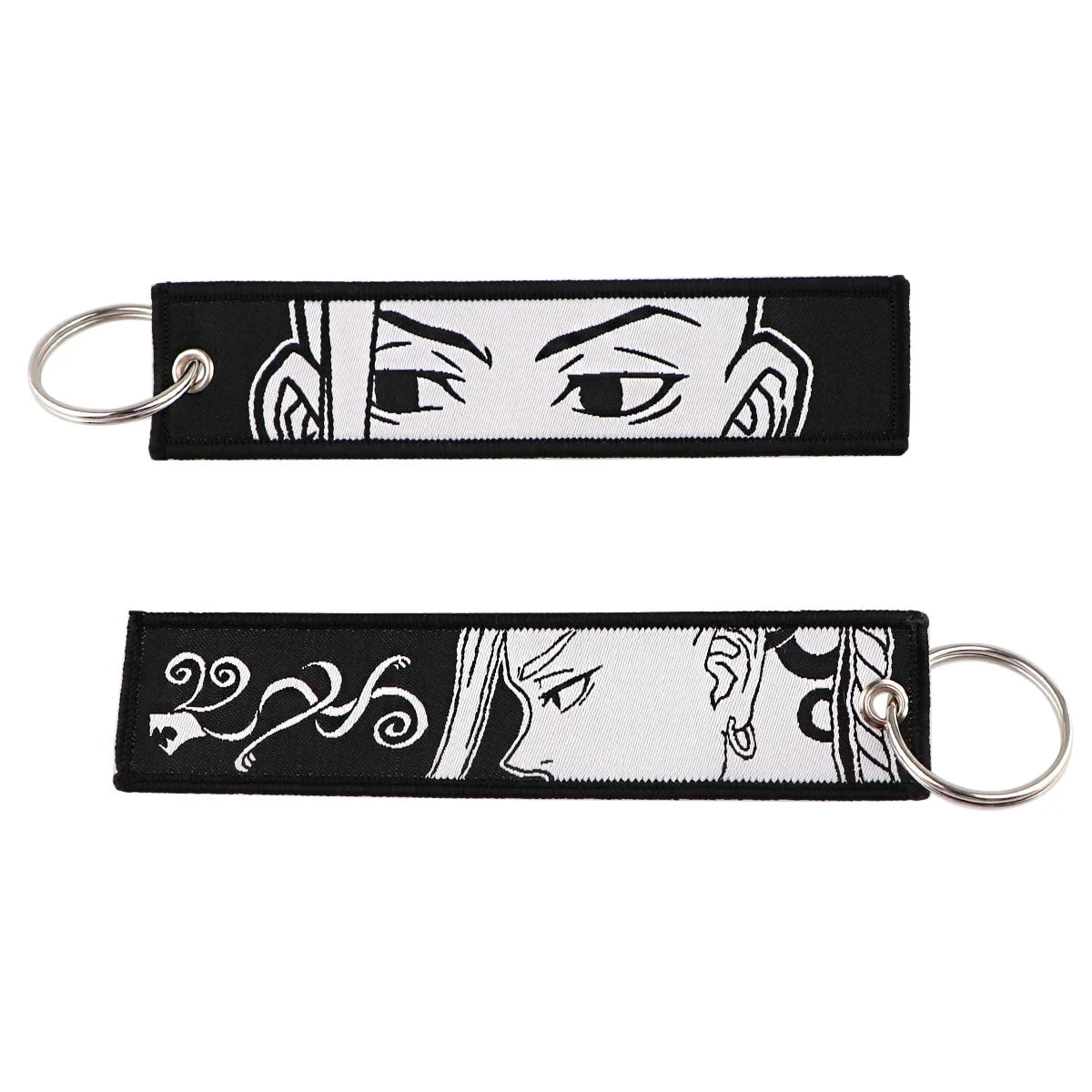 Classic Anime Cool Embroidery Key Fobs Key Tag Motorcycles GlowCart