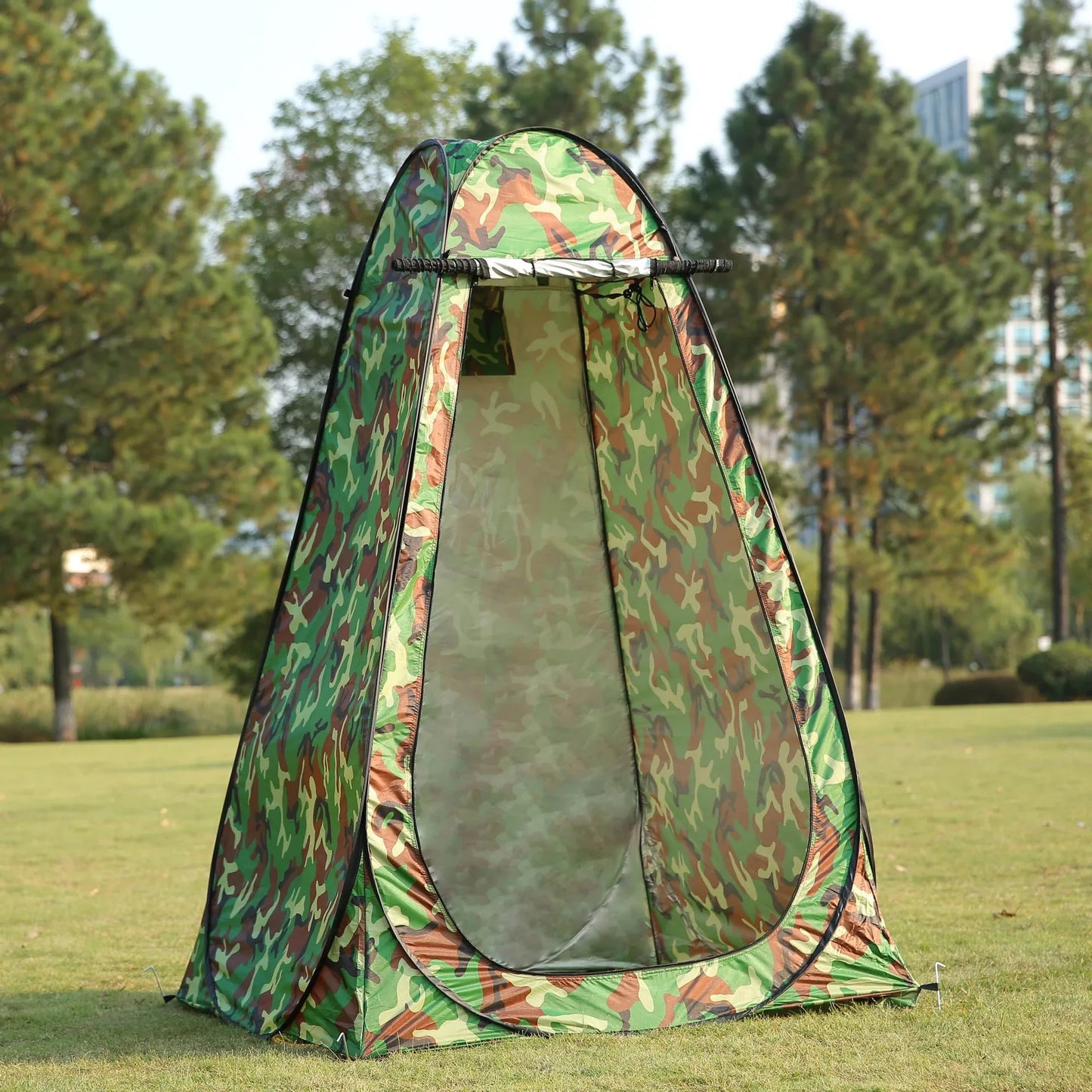 Outdoor Portable Bath Tent Temporary Mobile Toilet Tent GlowCart
