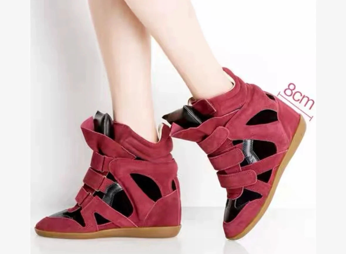 2026 Classical Hot Sale Internal Height Increase Punk Shoes GlowCart