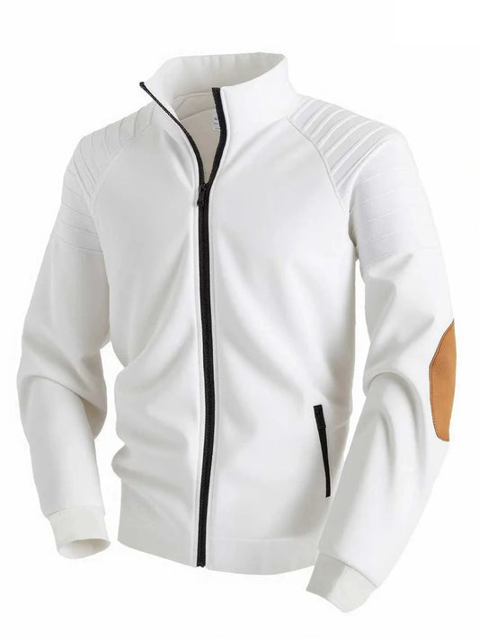 New Fashion Men's Jacket - pure color casual long-sleeved GlowCart