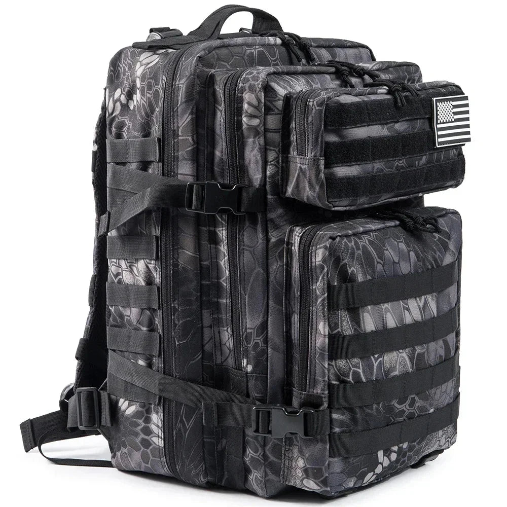45L Tactical Backpack Large Capacity Outdoor Rucksack 3 Day GlowCart