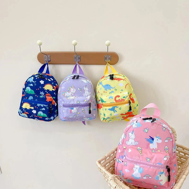 Children's Cartoon Dinosaur Unicorn Backpacks For Teenager Cute Kindergarten Schoolbag Waterproof Book Bag Boys Girls Animal Bag GlowCart