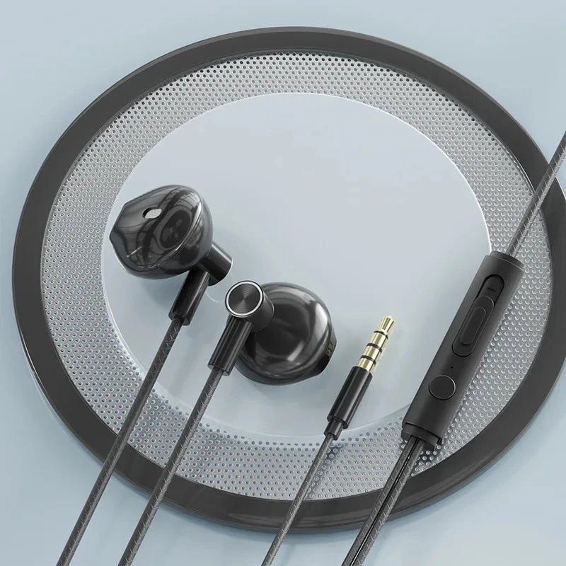 Type-C In-Ear Wired Karaoke Headphones 3.5mm Stereo Music GlowCart