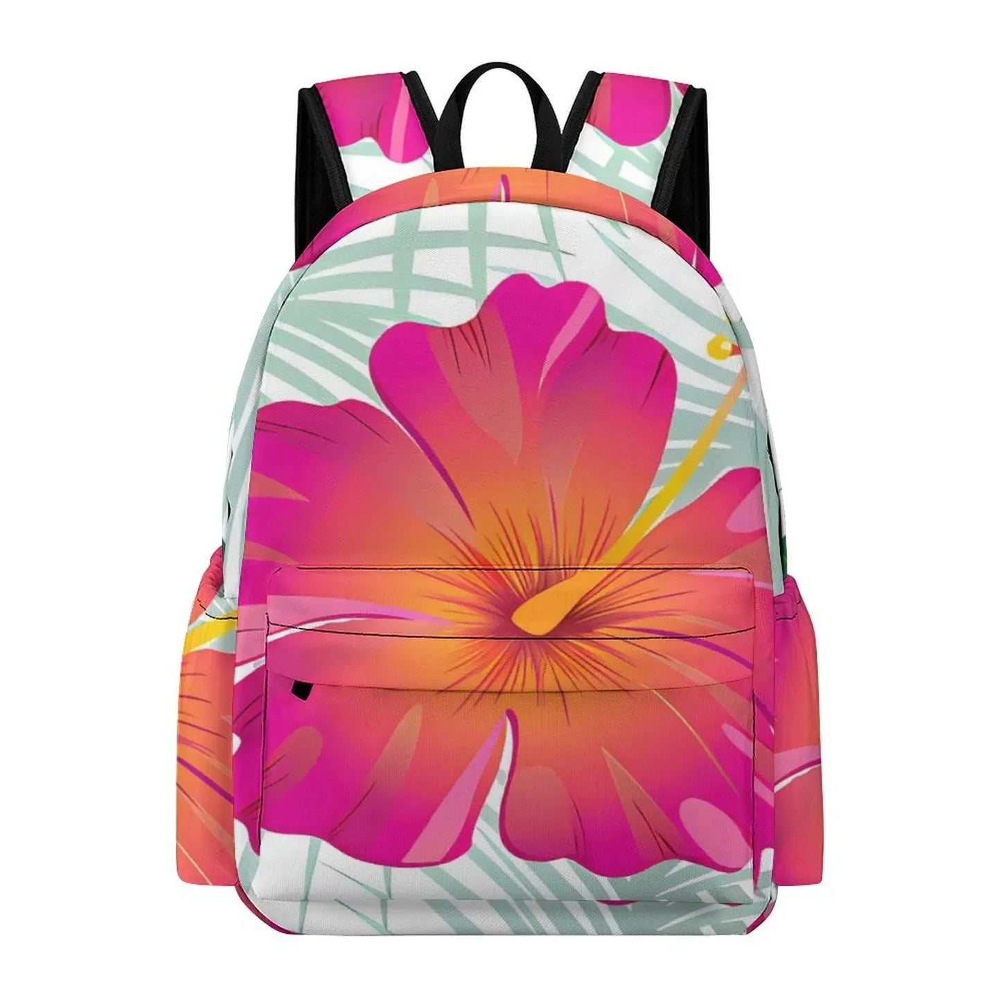 Floral Printed 3d Printed Schoolbags For Boys And Girls GlowCart