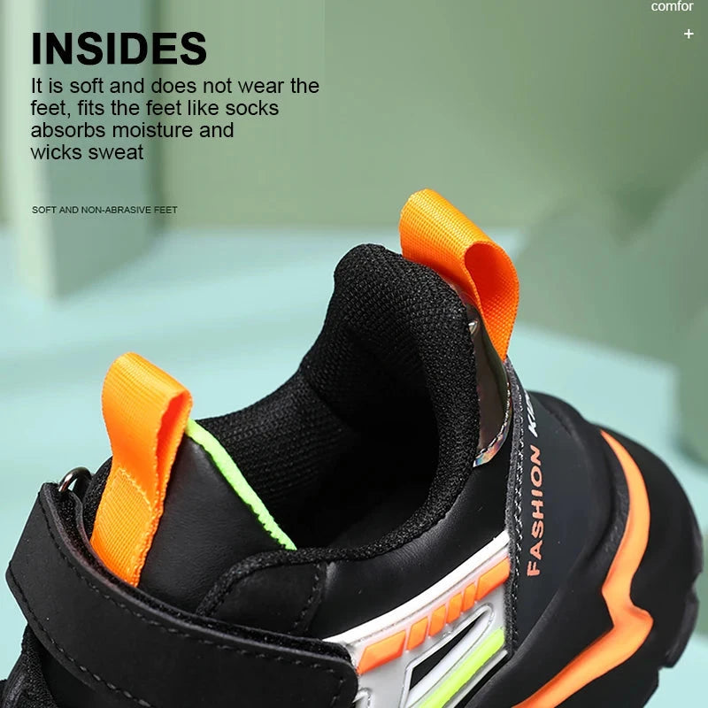Children Sports Shoes Breathable Casual Sneakers For Boys Lightweight Running Outdoor Walking Tennis Kids School Shoes GlowCart