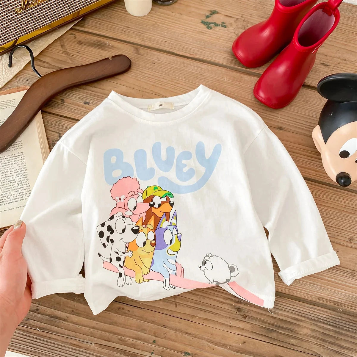 Autumn Boy Girl Baby O-neck Solid Bottoming Shirt Children Simple Casual Long Sleeves T-shirt Kid Cotton Tops Infant Unique Tees GlowCart