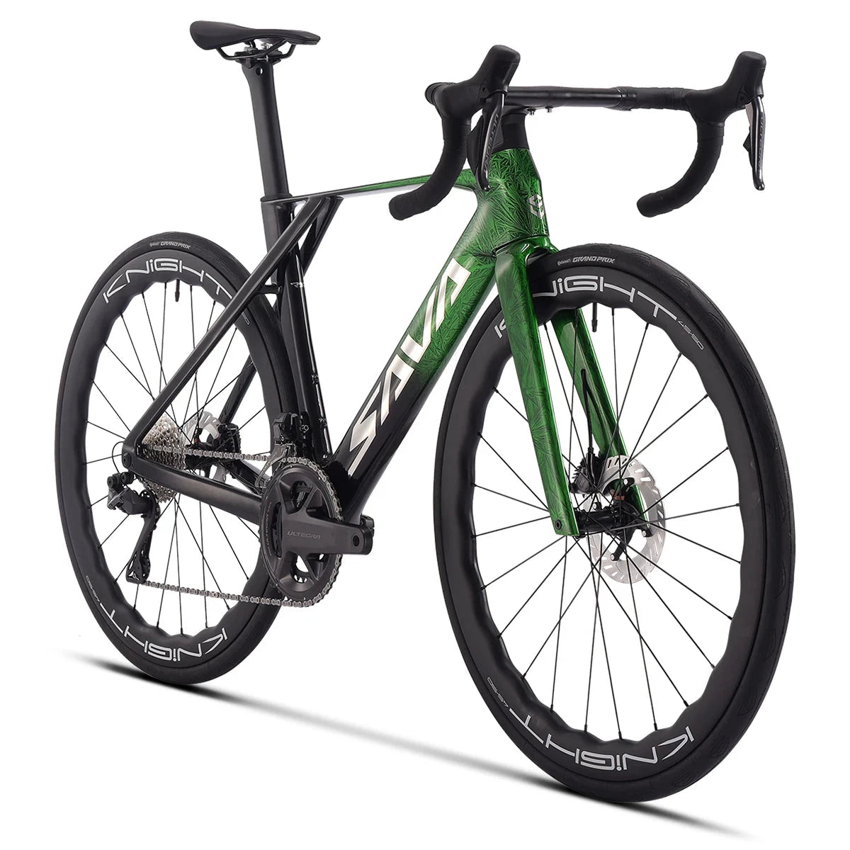 SAVA SLR8 High-End Full Carbon Fiber Road Bike with SHIMAN0 ULTEGRA 8170 Di2 Kit Competition-Class Road Bike Race Bike GlowCart