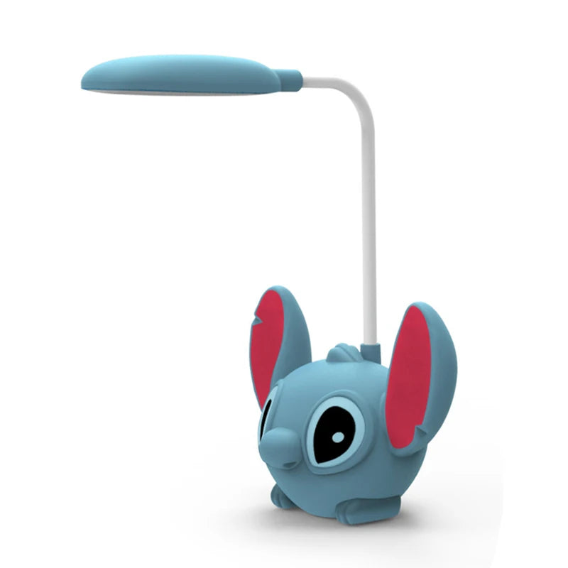 Led Lilo & Stitch Desk Lamp With Pencil Sharpener Foldable