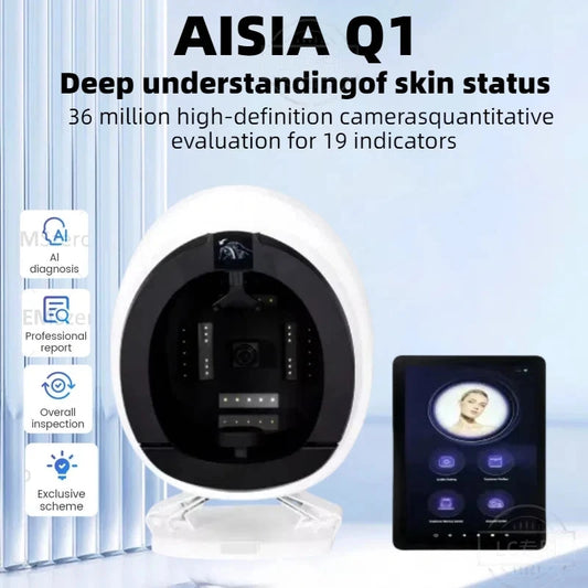 AISIA Q1 3D AI 8 Spectru Facial Skin Analyzer High quality GlowCart