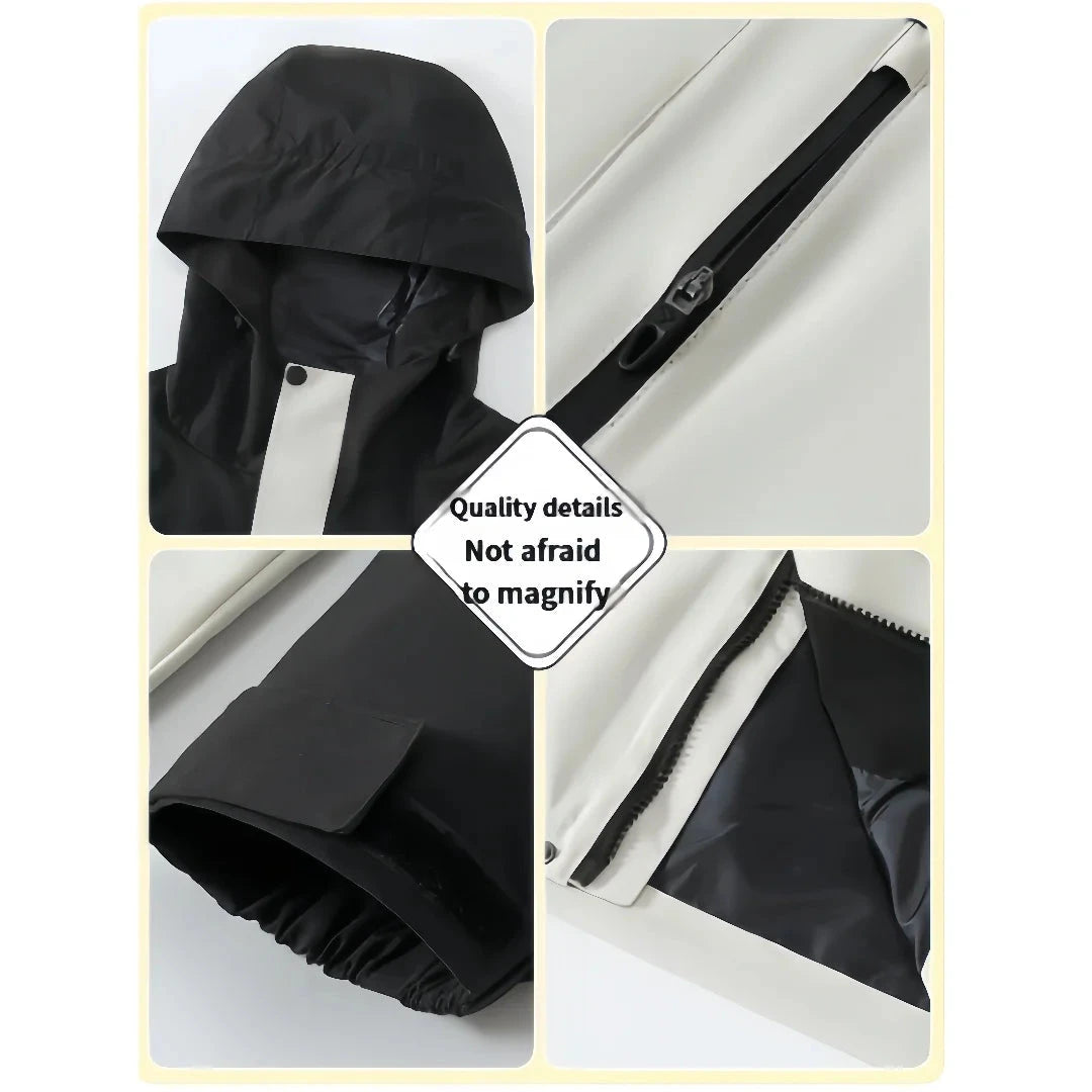 Men's Ski Jacket Waterproof 3 in 1 Winter Coat with Fleece GlowCart