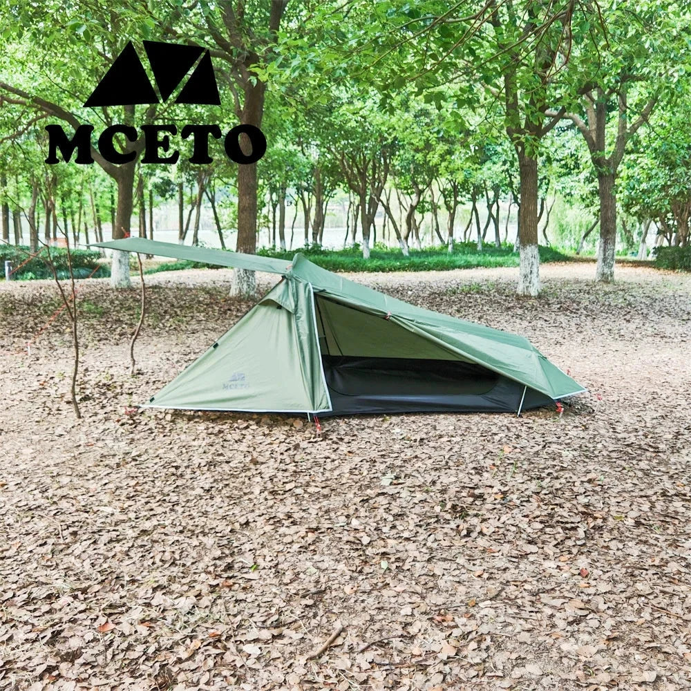 2 People Camping Tent Ultra Light Hiking Backpack Tent Dual GlowCart