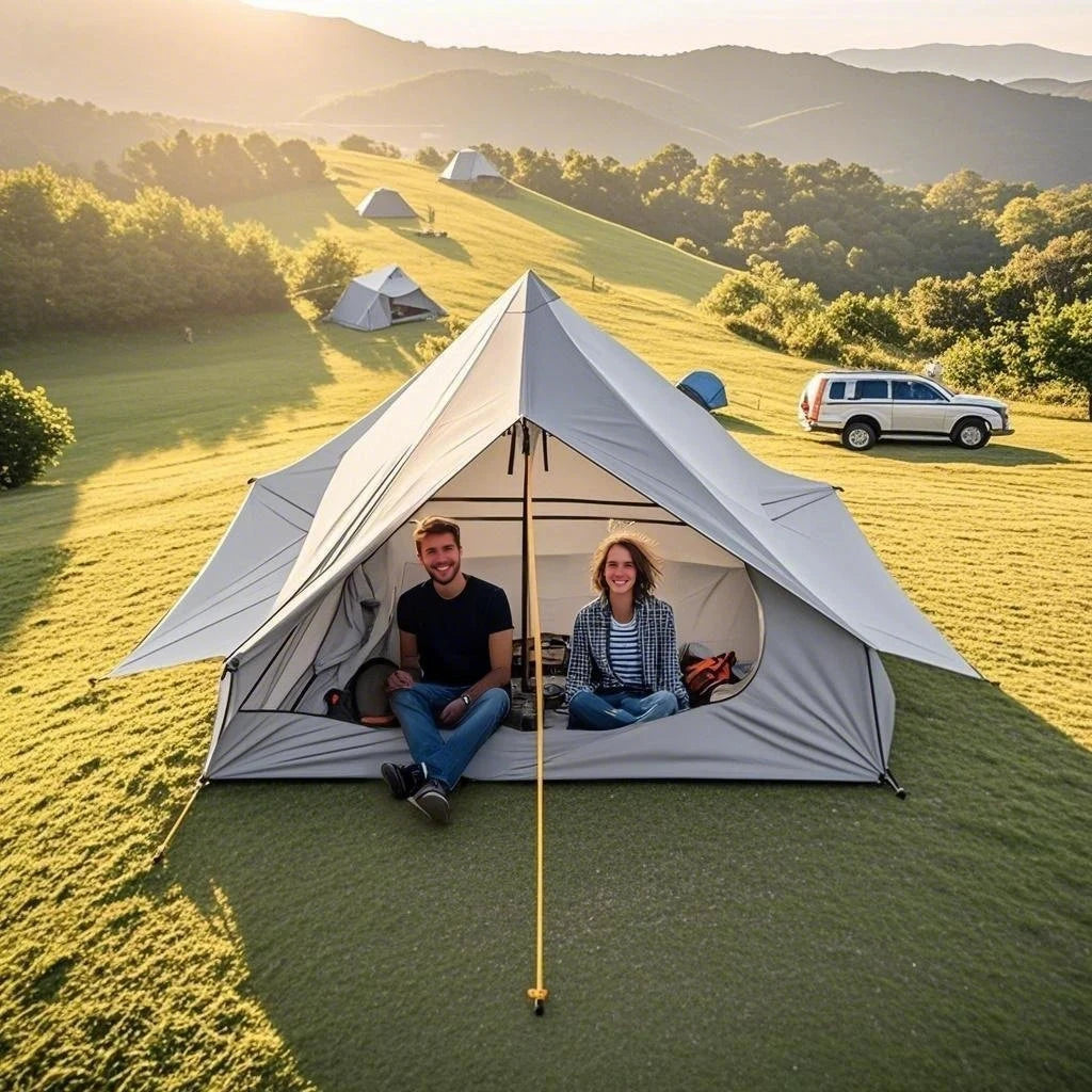 Ultralight Waterproof 2-3 Person A Frame Camping Tent - GlowCart