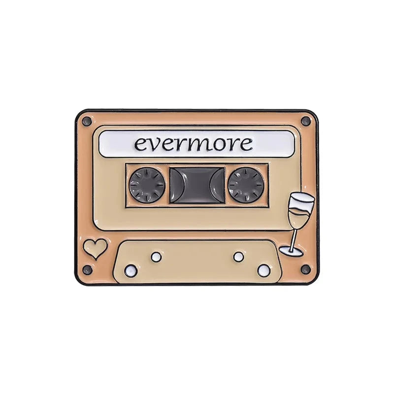 Taylor Midnights Radio Station Enamel Pins 80's Retro Radio GlowCart