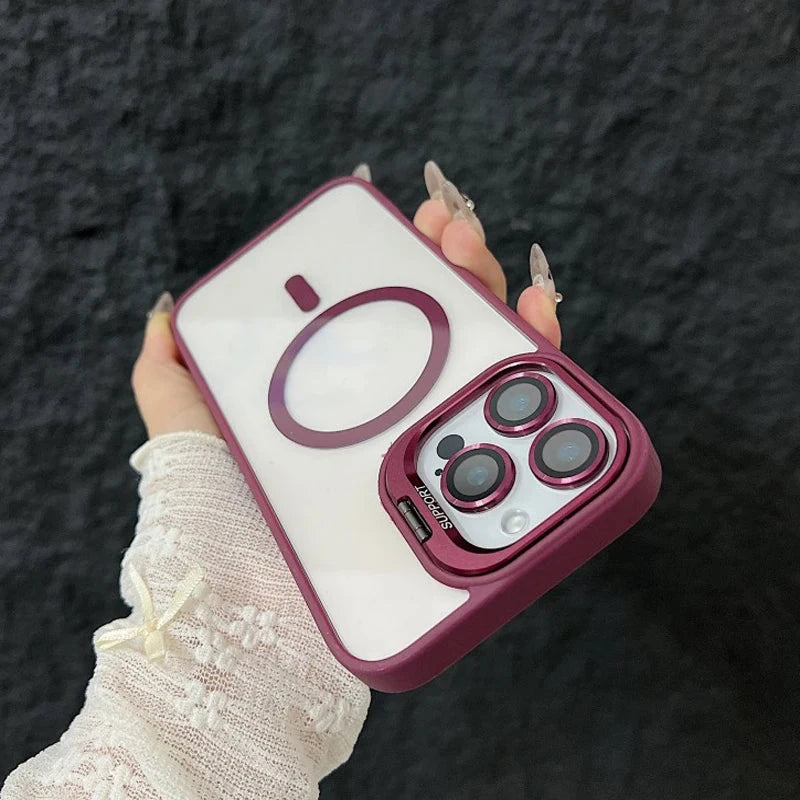 Luxury Magnetic Shockproof Phone Case For iPhone 15 14 13 12 GlowCart