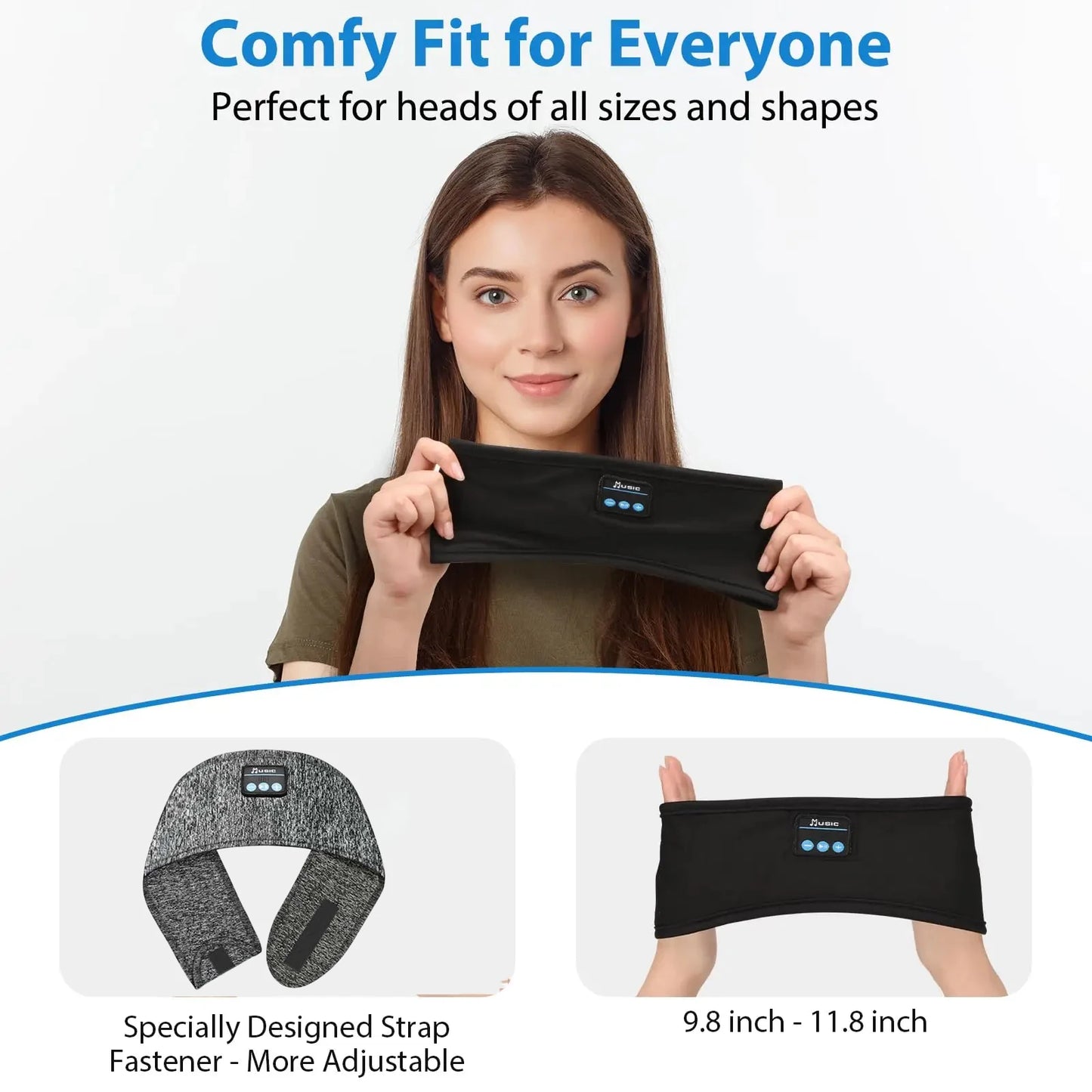 Bluetooth Sleeping Headphones Wireless Stereo Sports Music