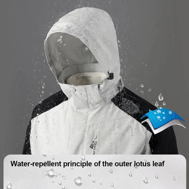 Hiking Jacket Waterproof 3 in 1 Women's Winter Jackets GlowCart