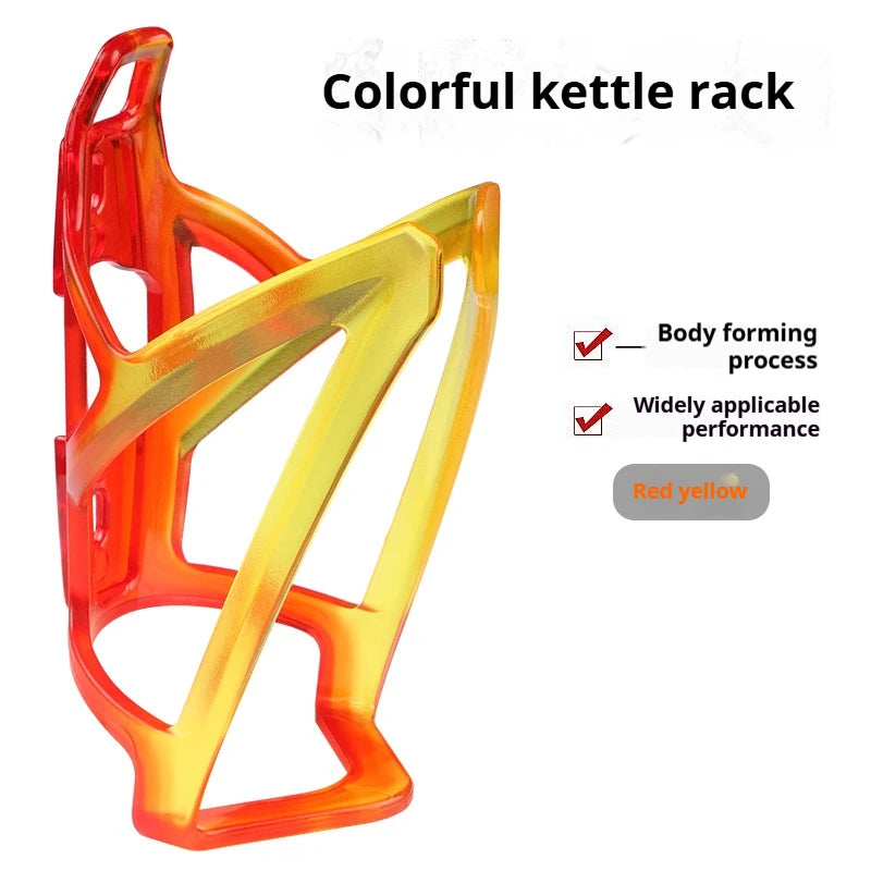 Mountain Bicycle Water Bottle Holder Gradually Changing Color Water Bottle Holder  PC Waterproof Bike Kettle Rack GlowCart