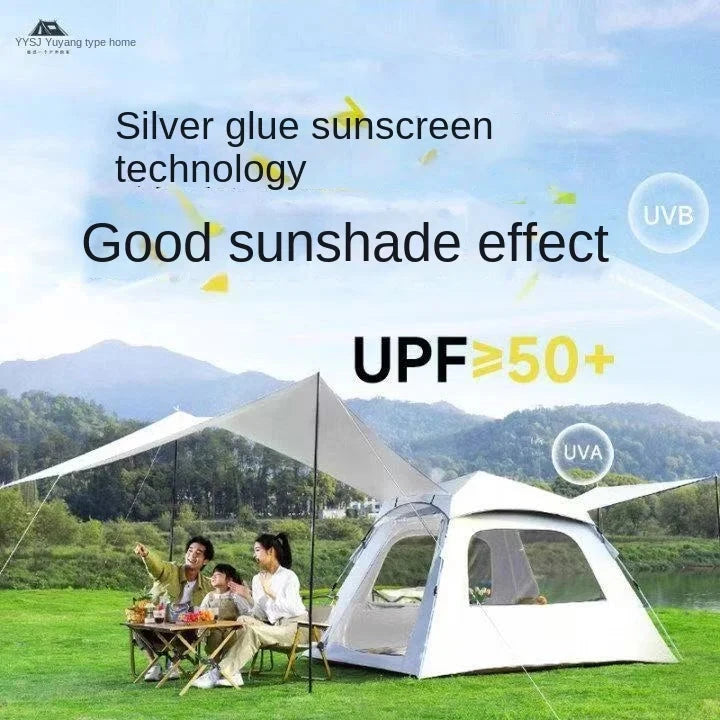 Outdoor Portable Tent With Easy Folding Thick Shading GlowCart