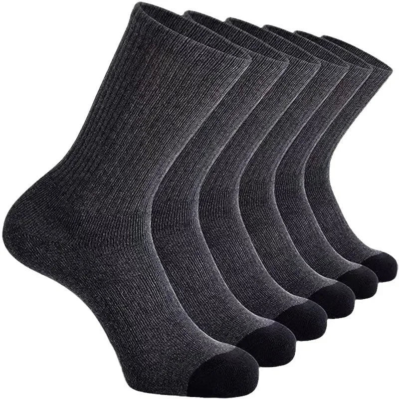Men's Outdoor Gym Socks High Quality Comfortable Soft Ground-Gripping Football big Size Anti Odor Sweat Absorbing 6/12 Pairs GlowCart