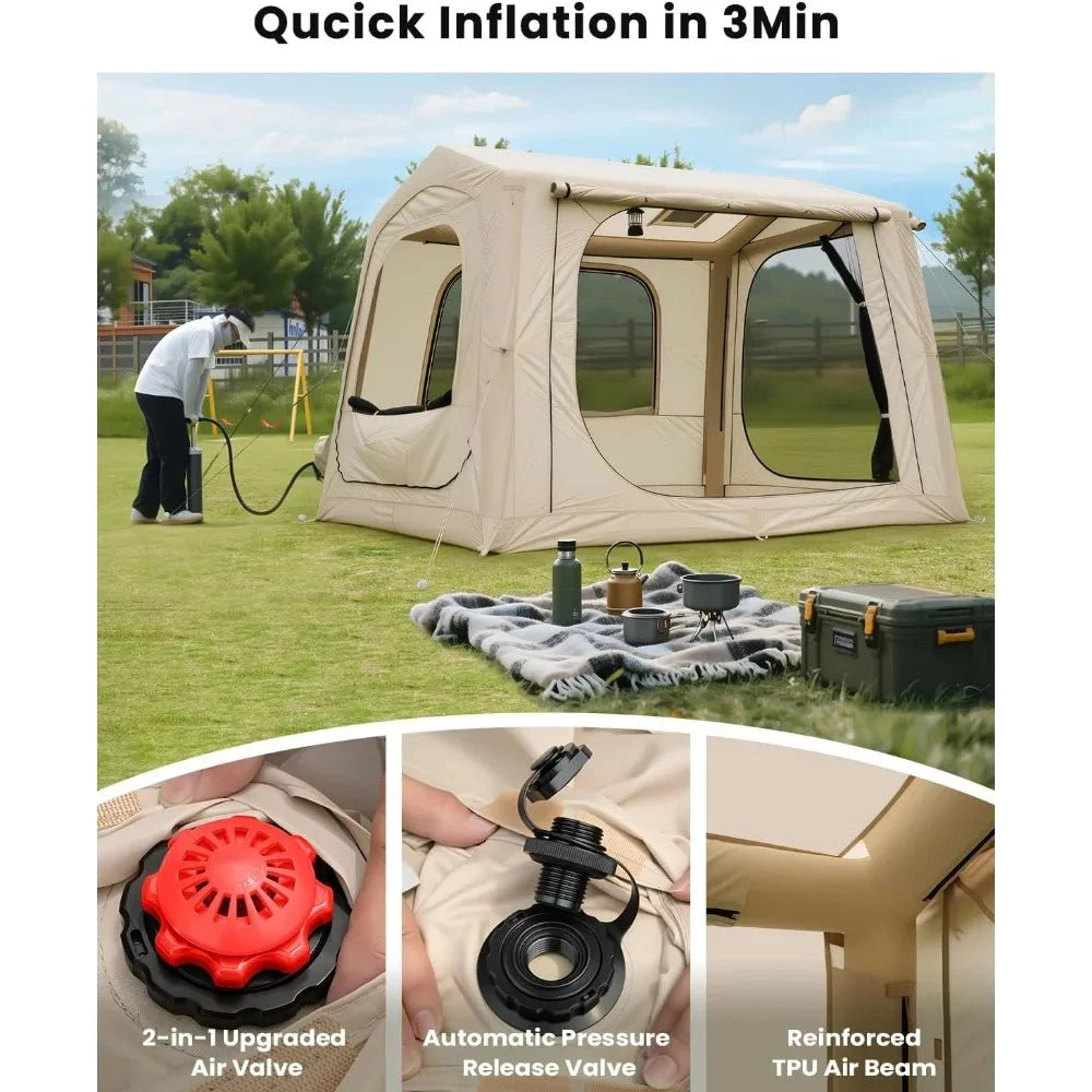Inflatable SUV Camping Tents: Pop-Up Vehicle Tent GlowCart