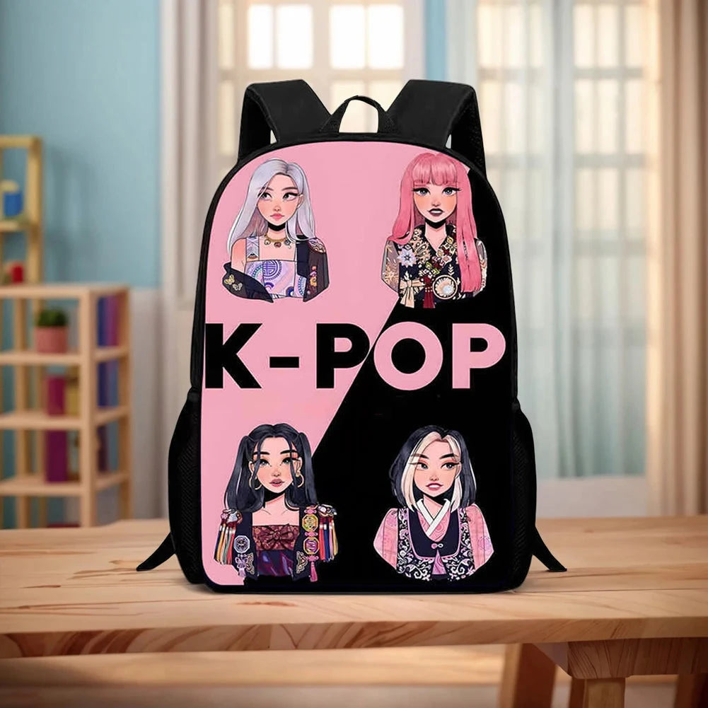 Hunter Simple Travel Rucksack Large Capacity Lightweight Nylon Backpack Demon Laptop Backpack School Outdoor Backpack GlowCart