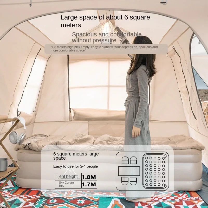 MOUNTAINHIKER One-button Tent Living Shell Shelter Ridge