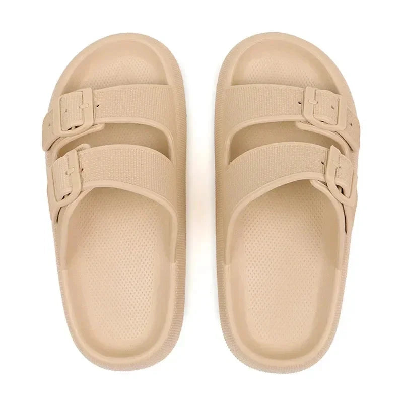 Summer Fashion EVA Women's Thick Bottom Slippers Outdoor Couples Beach Sandals Couples Indoor Home Slippers GlowCart