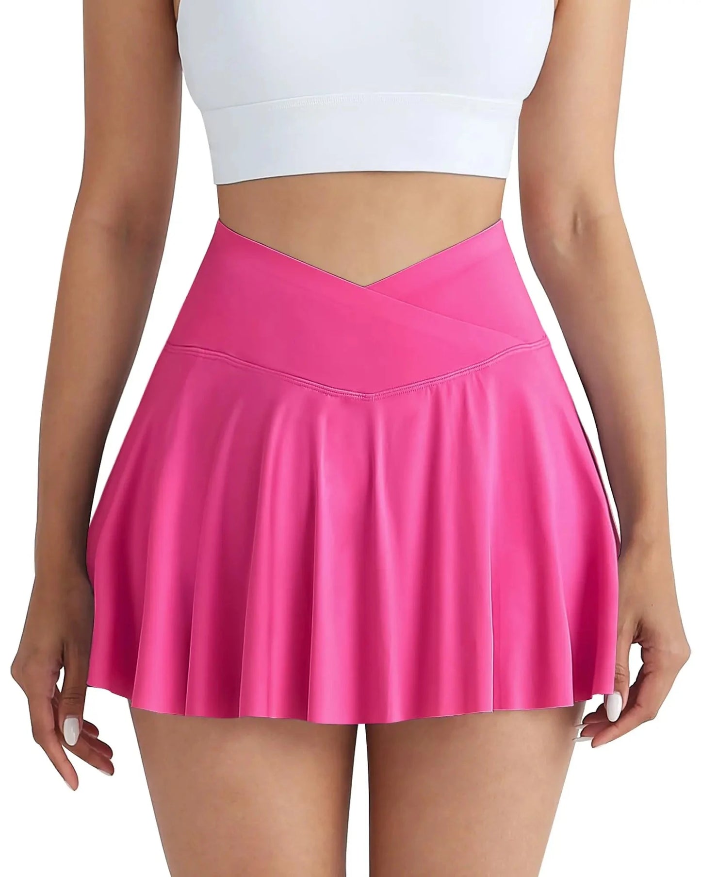 Gym Sports Skirt Woman Fitness Pockets Running Outdoors GlowCart