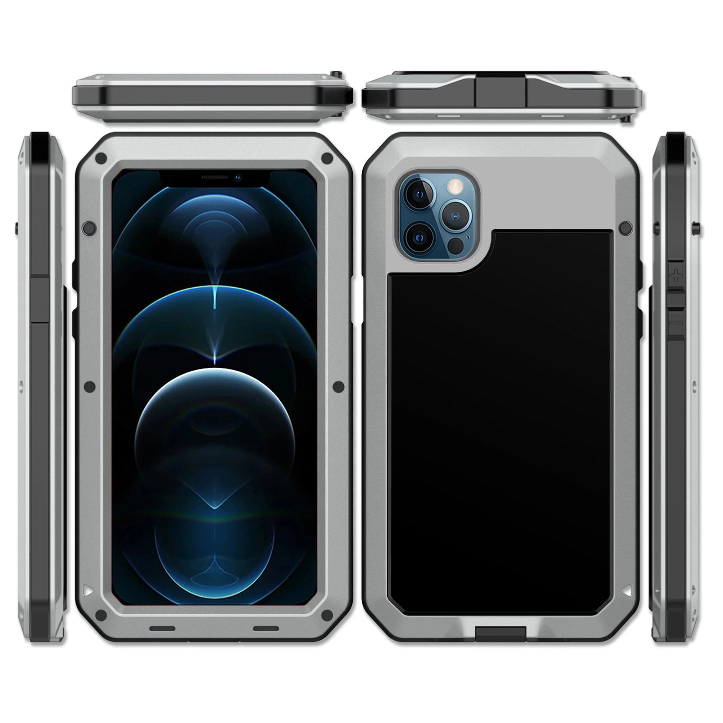 Heavy Duty Protection Armor Metal Aluminum Case for iPhone GlowCart