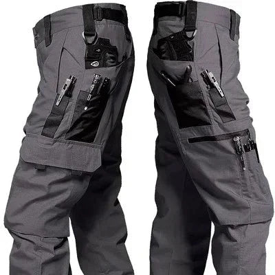 Tactical Pants Big Multi-pocket Men New Work Cargo Pants GlowCart