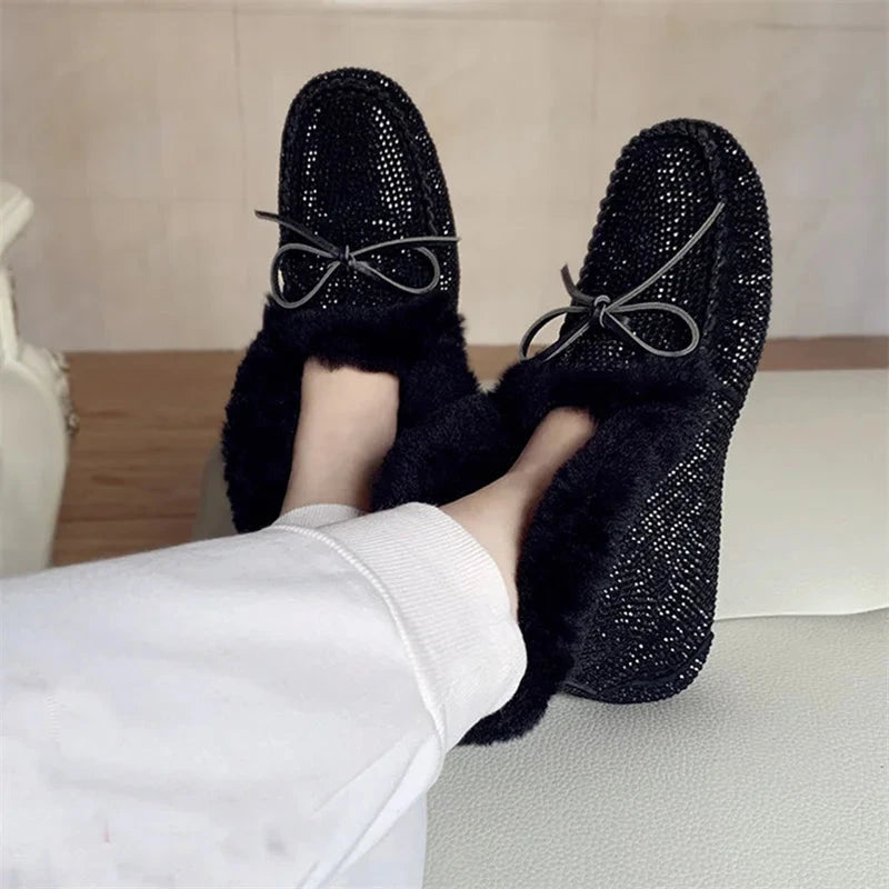 Thickened Women's Fur Boots 2022 Winter New Fur Snow Boots GlowCart