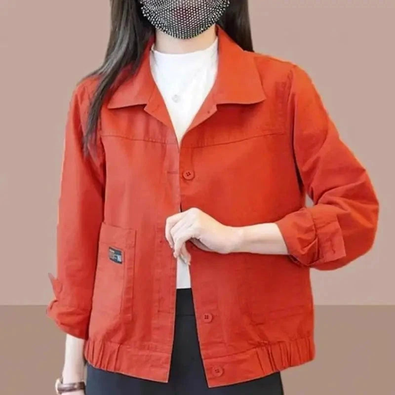 Spring Summer Women Thin Short Jacket Mother Fashion GlowCart