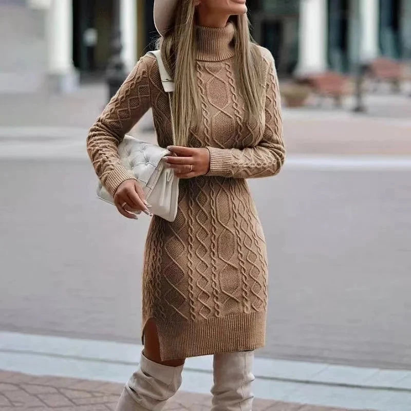 2024 Autumn Winter New Women's Knitted Wrap Hip Skirt High GlowCart