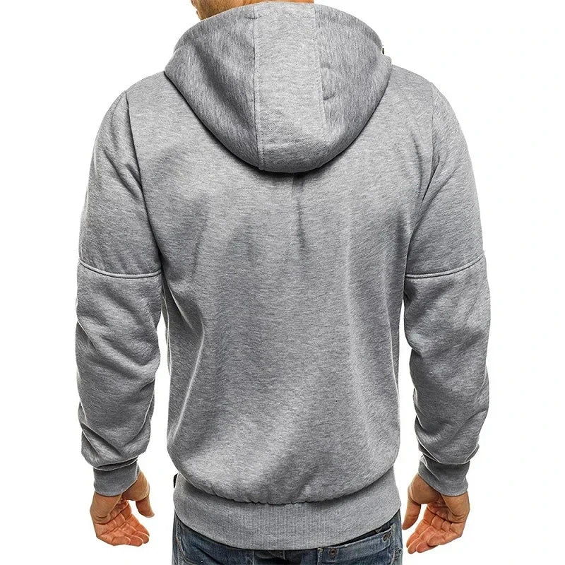 Men's Hoodies Long Sleeve Sweatshirt Zipper Design Hooded GlowCart