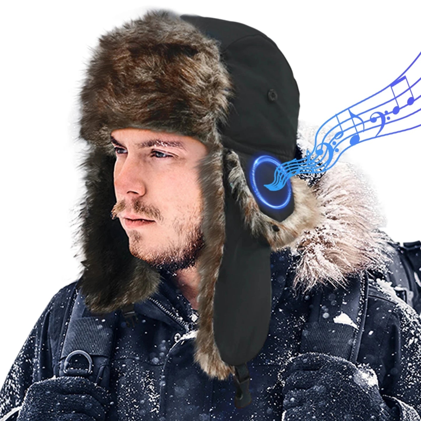 24 News SYPVRY Bluetooth Winter Hats For Men 2 Wearing GlowCart