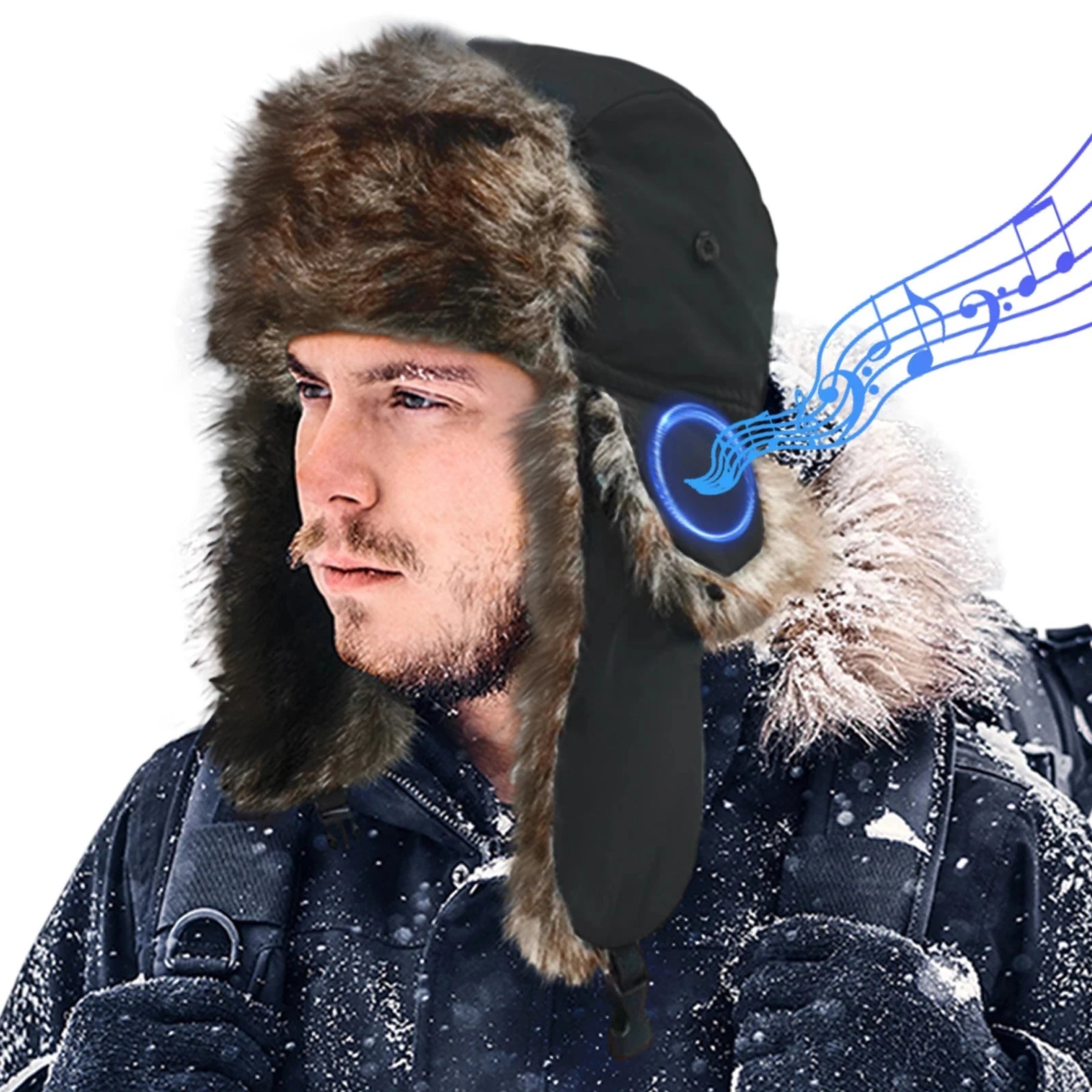 24 News SYPVRY Bluetooth Winter Hats For Men 2 Wearing GlowCart