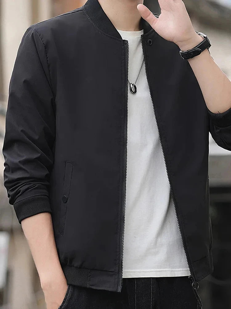 Men's casual trend fashion Windproof outdoor sports zipper GlowCart