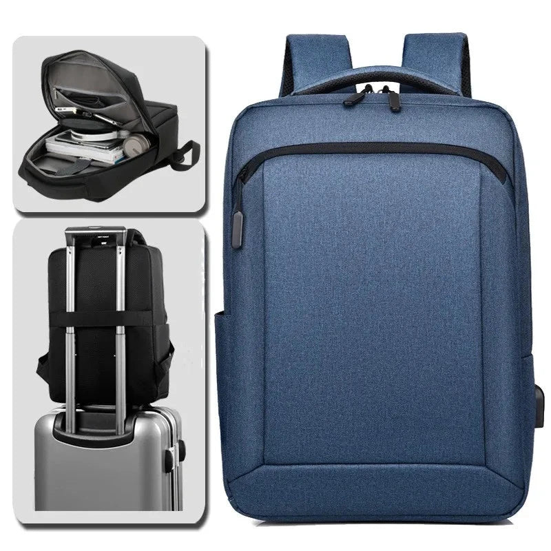 Man Oxford Backpacks High Quality Men 15.6 inch Laptop GlowCart