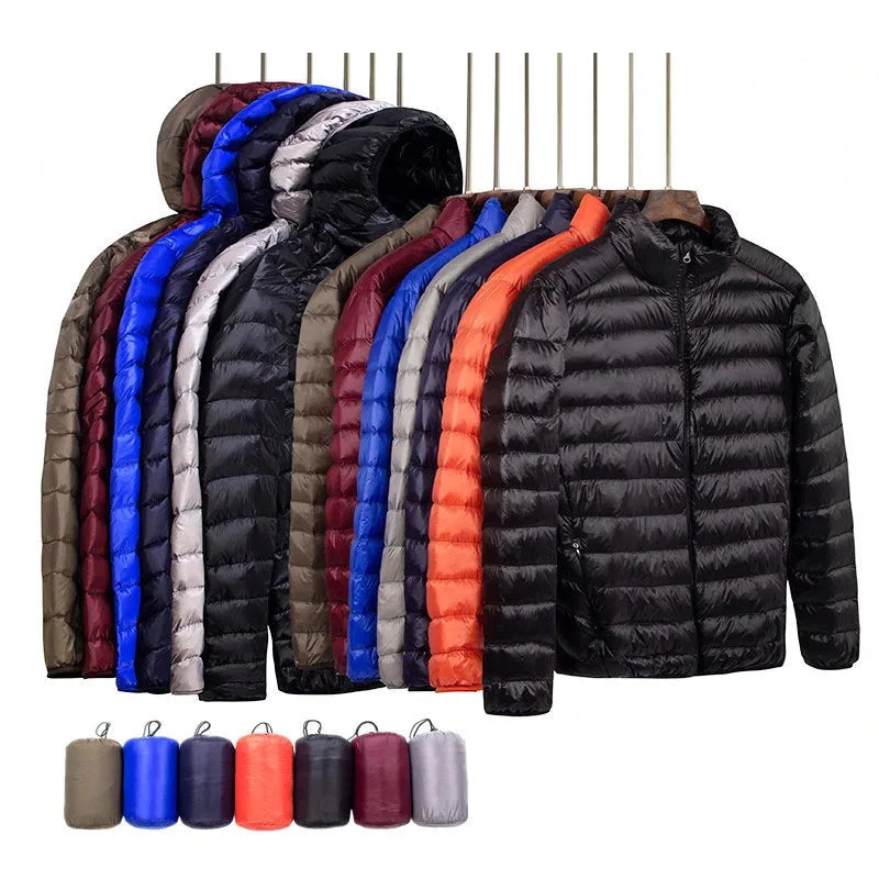 New Autumn And Winter Down Jacket Men's Fashion Hooded Super GlowCart