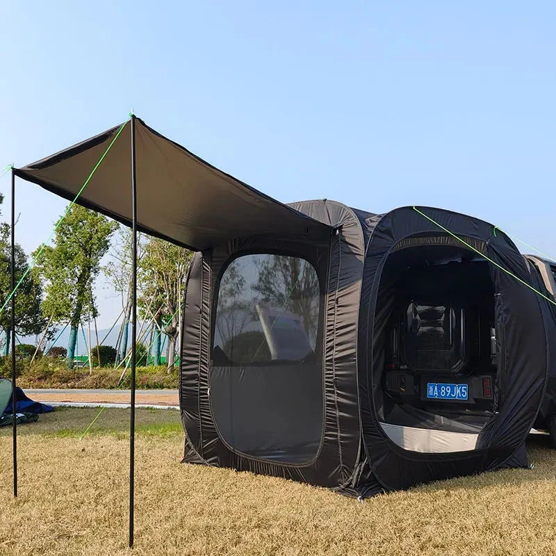 Pop-up SUV Car Camping Tent, 4-5 Person Family Outdoor Tent, GlowCart