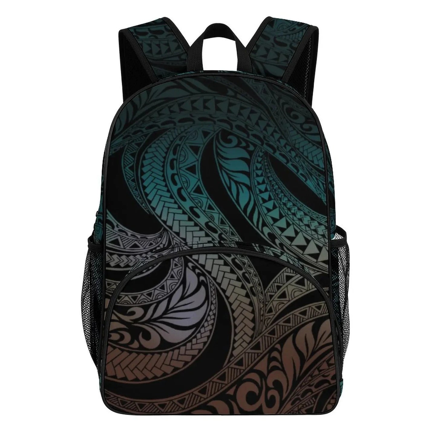 Customized Backpacks Polynesian Ethnic Pattern Prints GlowCart