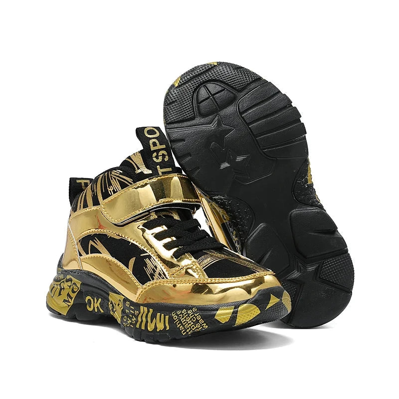 sAutumn breathable boys and children's sports shoes casual running shoes GlowCart