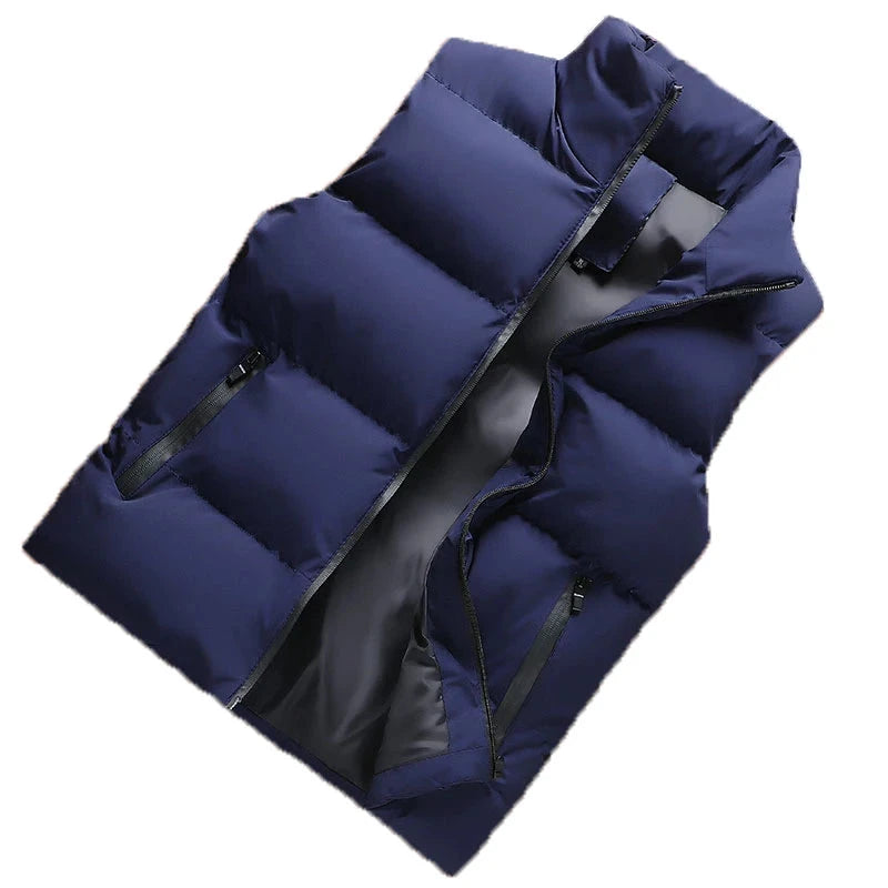 Men Vest Windproof Vest Men Jacket Sleeveless Vest Winter GlowCart