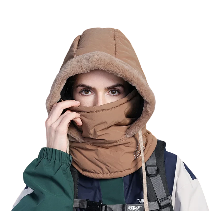 Unisex Plush Balaclava Hat Knitting Breathable Winter GlowCart