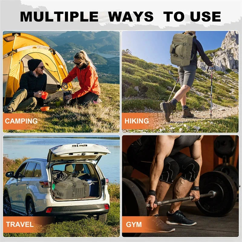 LQARMY 30L 50L 80L Outdoor Mountaineering Bag Molle Tactical GlowCart