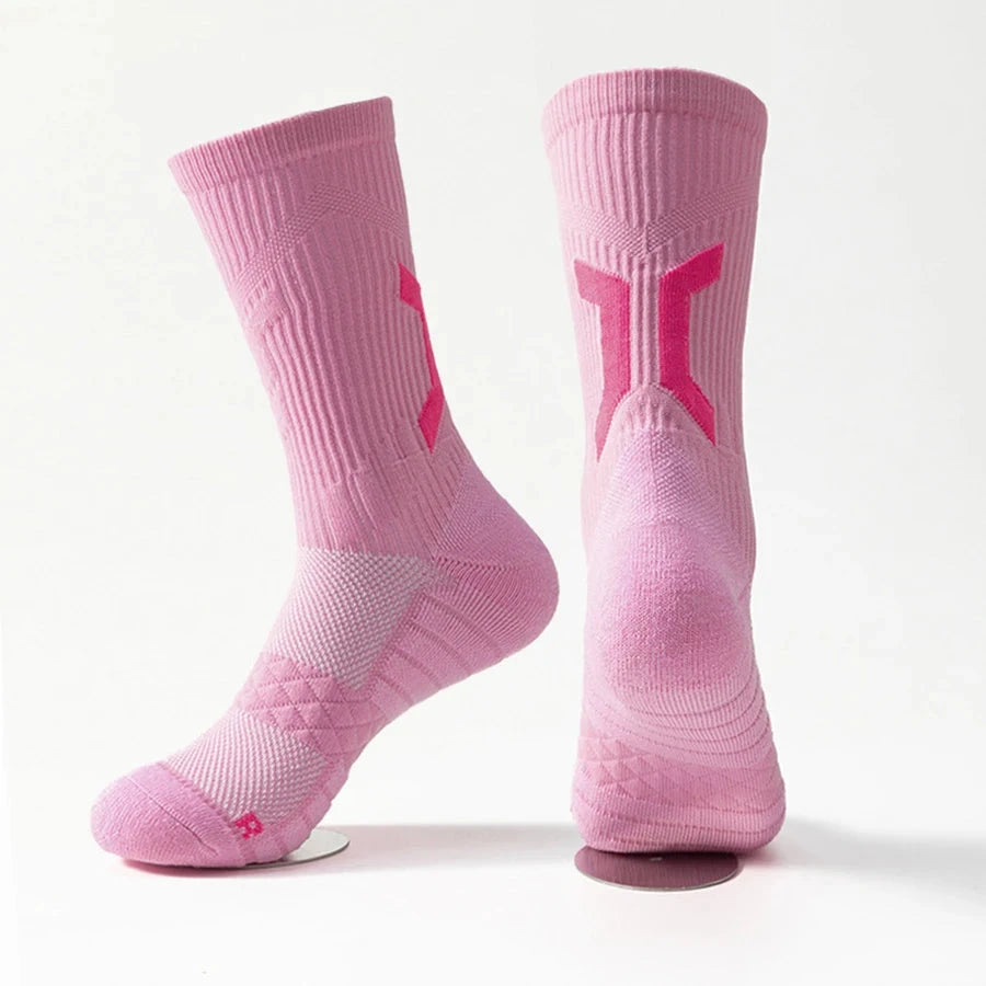 One Pair of  Pro Performance Sport Socks – Breathable, Cushioned, Anti-Slip for Running & Training GlowCart